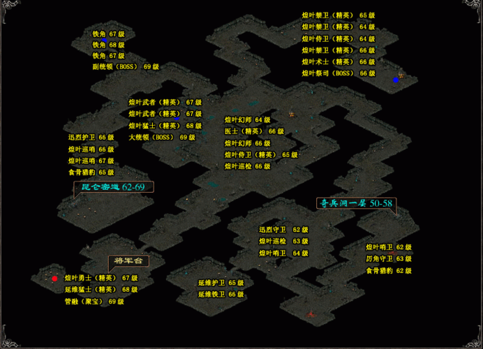 奇迹mu各大地图刷怪点,奇迹MU地图重点怪物刷点汇总 第2张