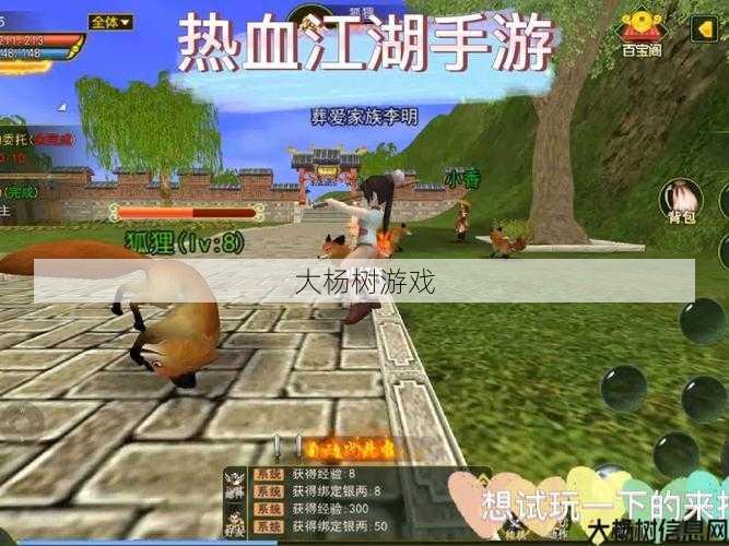 热血江湖：内部人员揭秘游戏攻略与心得分享 第1张