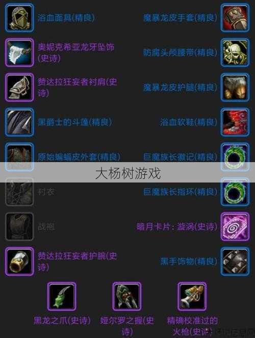 魔兽世界私服深度解析:魔兽世界盗贼前期装备策略，高效盗贼：前期必备装备指南！ 第2张