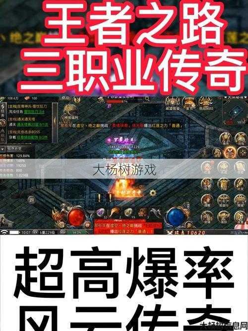 传奇王者全职业玩法,传奇王者职业攻略 第1张