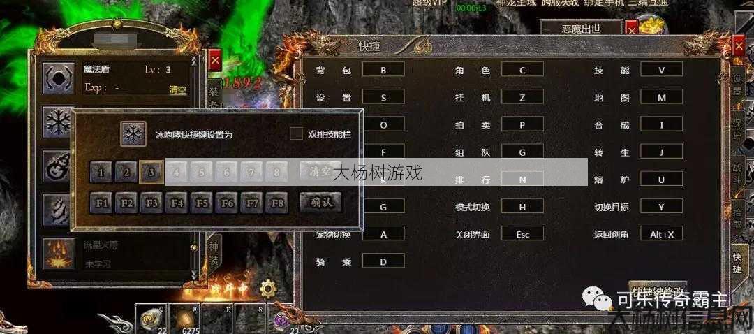 传奇法师使用哪个快捷键召唤宝宝？ 第2张