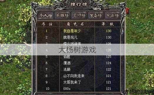 热血传奇私服特色 - 传奇法师四字好听名字大全