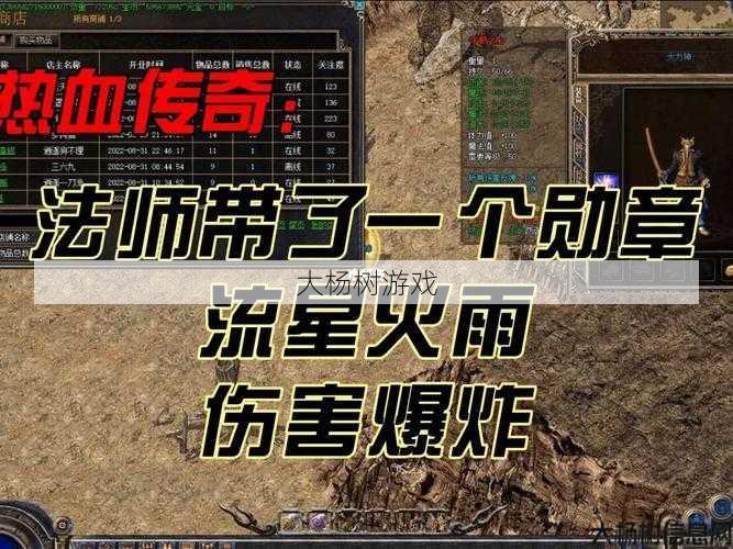 热血传奇私服特色 - 传奇法师四字好听名字大全 第2张