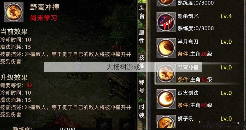 传奇技能训练:激发内心启示