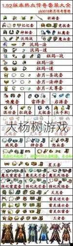 传奇法师套装全图鉴:神秘力量尽在掌握