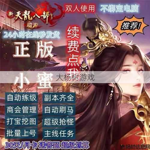 新开天龙私服推荐,天龙八部新职业哪个好，天龙八部新职业的最佳选择 第1张