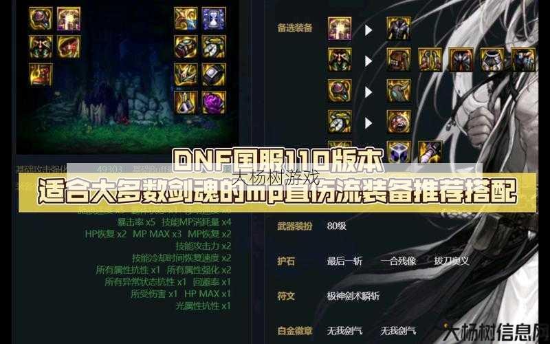 哪种装备在剑魂流派中伤害最大？ 第1张