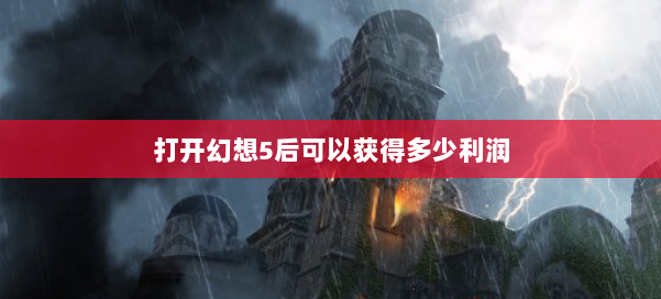 打开幻想5后可以获得多少利润 第2张