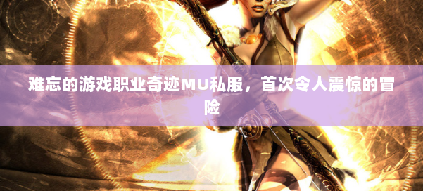 难忘的游戏职业奇迹MU私服，首次令人震惊的冒险 第2张