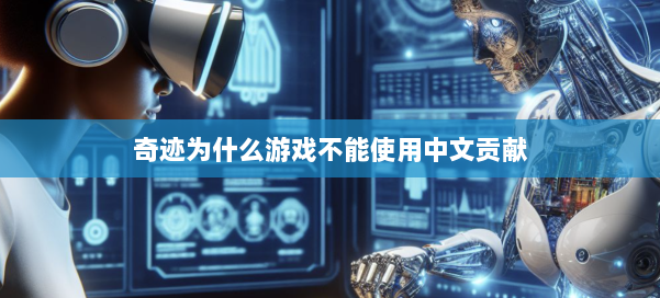 奇迹为什么游戏不能使用中文贡献 第2张