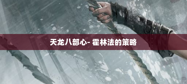 天龙八部心- 霍林法的策略 第1张