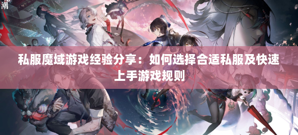 私服魔域游戏经验分享：如何选择合适私服及快速上手游戏规则 第1张