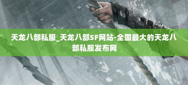 天龙八部公益私服_天龙八部SF网站-全国最大的天龙八部公益私服发布网 第1张