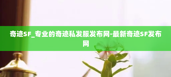 奇迹SF_专业的奇迹私发服发布网-最新奇迹SF发布网 第1张 奇迹SF_专业的奇迹私发服发布网-最新奇迹SF发布网 第1张