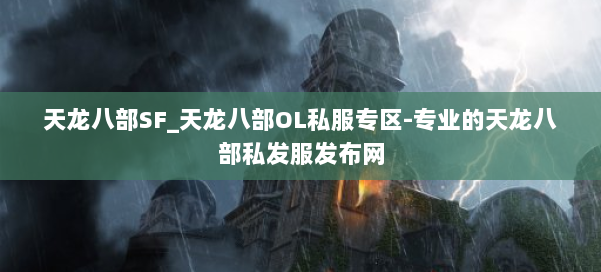 天龙八部SF_天龙八部OL私服专区-专业的天龙八部私发服发布网 第2张