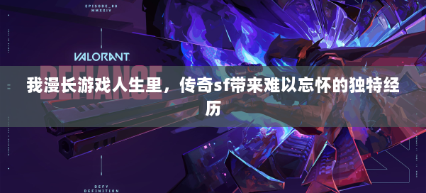 我漫长游戏人生里，传奇sf带来难以忘怀的独特经历