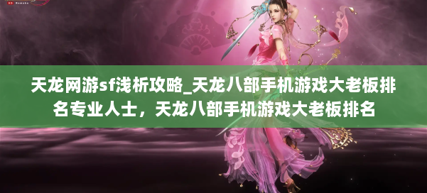 天龙网游sf浅析攻略_天龙八部手机游戏大老板排名专业人士，天龙八部手机游戏大老板排名 第1张