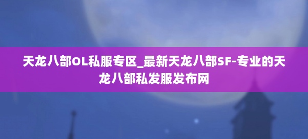 天龙八部OL私服专区_最新天龙八部SF-专业的天龙八部私发服发布网 第3张
