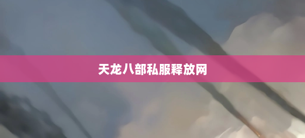 天龙八部公益私服释放网 第2张