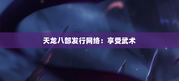 天龙八部发行网络:享受武术 第1张 天龙八部发行网络:享受武术 第1张