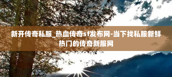 新开传奇私服_热血传奇sf发布网-当下找私服新鲜热门的传奇新服网