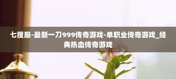 七搜服-最新一刀999传奇游戏-单职业传奇游戏_经典热血传奇游戏