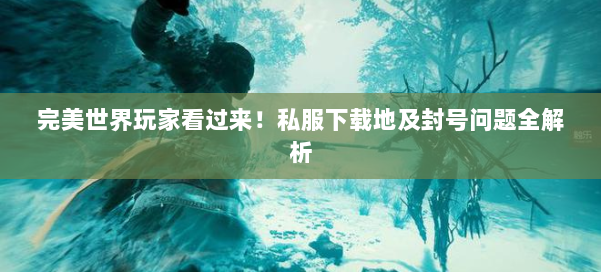 完美世界玩家看过来！私服下载地及封号问题全解析