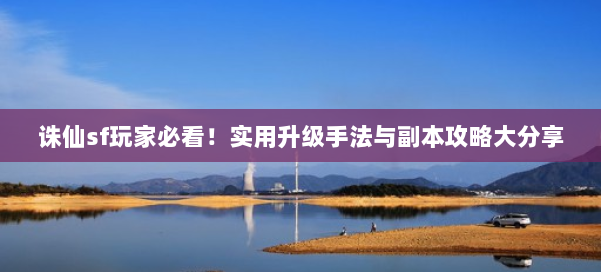 诛仙sf玩家必看！实用升级手法与副本攻略大分享 第1张