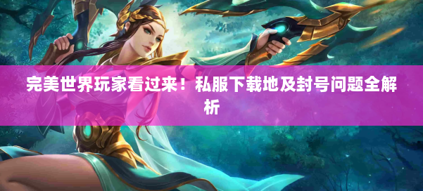 完美世界玩家看过来！私服下载地及封号问题全解析 第1张