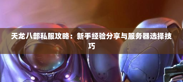 天龙八部私服攻略：新手经验分享与服务器选择技巧 第1张