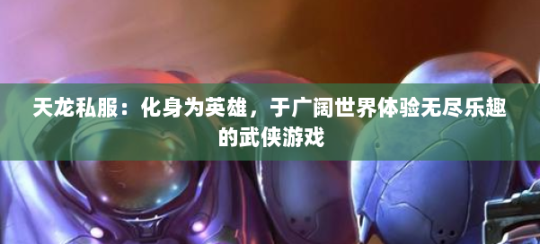 天龙私服：化身为英雄，于广阔世界体验无尽乐趣的武侠游戏 第2张