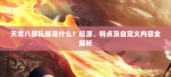 天龙八部公益私服是什么？起源、特点及自定义内容全解析 第2张