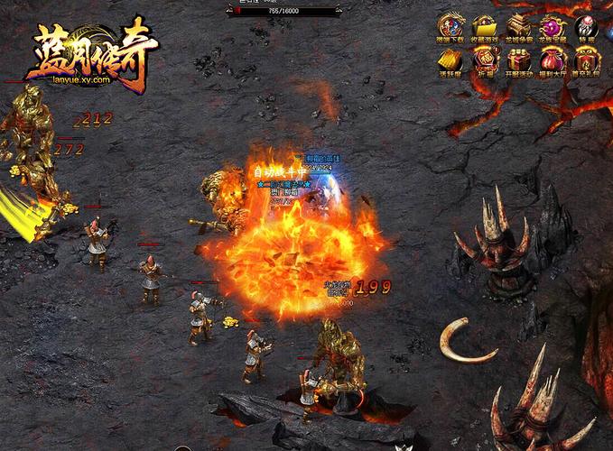 蓝月争霸单职业传奇sf横版(重制版传奇游戏:蓝月争霸)