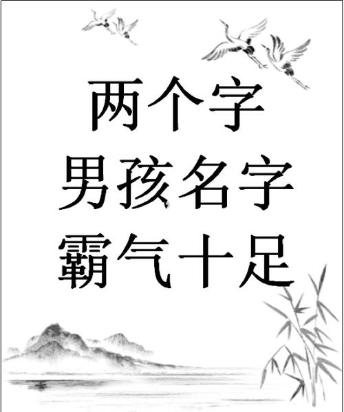 霸气名字大全男孩两个字推荐 第2张 霸气名字大全男孩两个字推荐 第2张