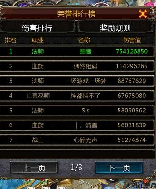 魔域物理职业排名Top30 第1张