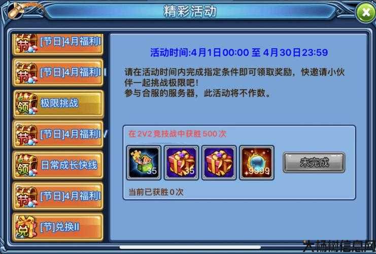 完美国际礼包仅限单次领取 第1张