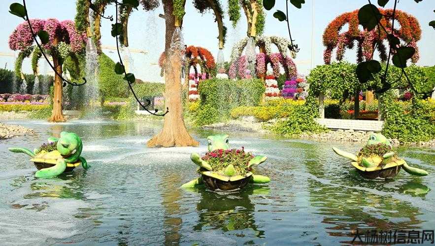 迪拜私家花园奇观揭秘 第1张