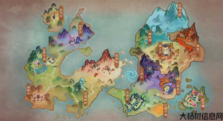 打开热血江湖高级地图，享受刺激的江湖之旅！ 第1张