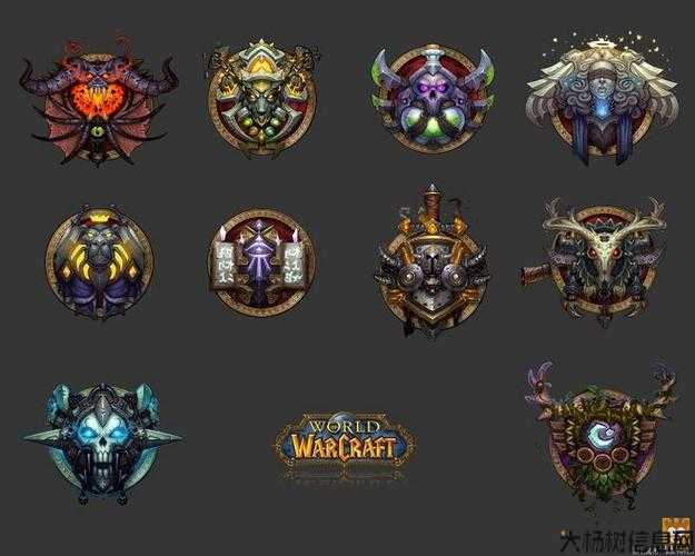 魔兽世界高清职业图标,高清魔兽职业图标，充满视觉冲击! 第1张