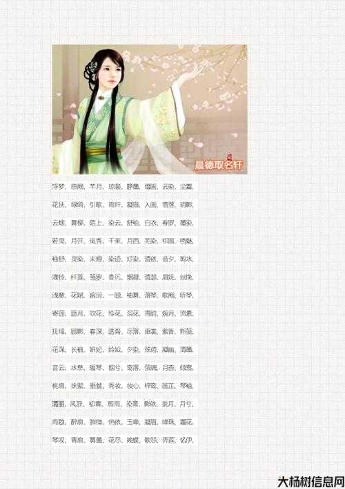 唯美古风女士的名字推荐 - 优雅奢华的名称文章