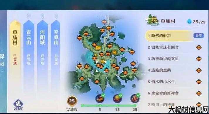 梦幻新诛仙探灵攻略草庙村9,草庙村九的新探险路线攻略! 第1张