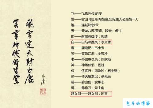 《天龙八部》中峨眉派剑客的故事 第1张