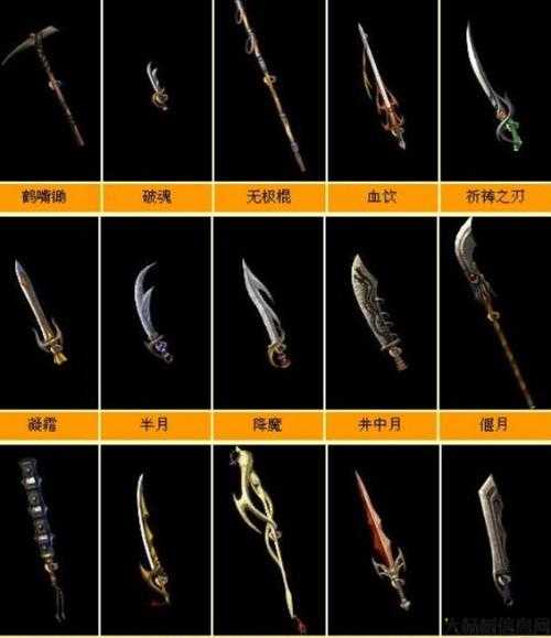 新开传奇私服发布网内幕揭秘:传奇私服道士武器图集