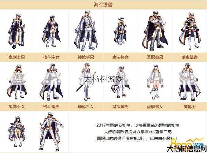 dnf军服有哪些职业选择(DNF军装职业一览) 第1张