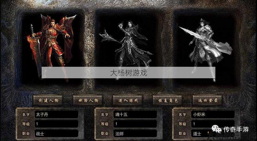 传奇sf手游有几个职业选手-传奇sf手游职业数及职业选手简析) 第2张