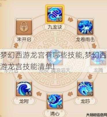 梦幻西游龙宫有哪些技能,梦幻西游龙宫技能清单! 第1张