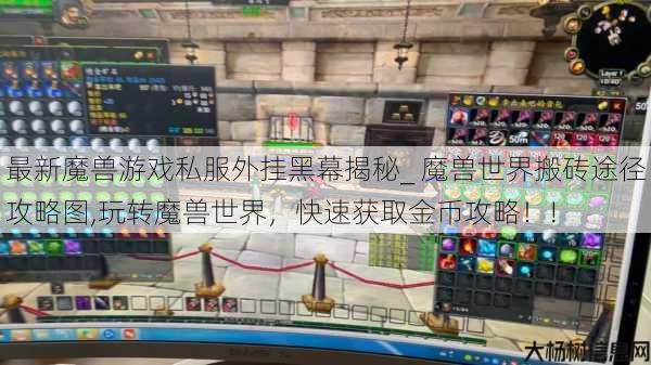 最新魔兽游戏私服外挂黑幕揭秘_ 魔兽世界搬砖途径攻略图,玩转魔兽世界，快速获取金币攻略！! 第1张