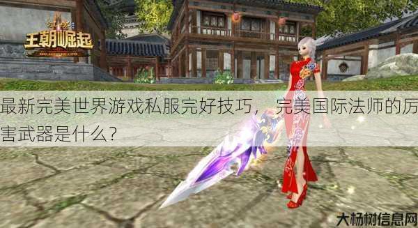 最新完美世界游戏私服完好技巧， 完美国际法师的厉害武器是什么？ 第1张