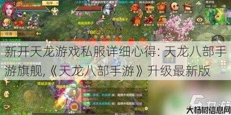 新开天龙游戏私服详细心得: 天龙八部手游旗舰,《天龙八部手游》升级最新版 第1张