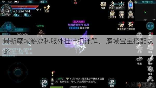 最新魔域游戏私服外挂详细详解、 魔域宝宝搭配攻略 第1张 最新魔域游戏私服外挂详细详解、 魔域宝宝搭配攻略 第1张
